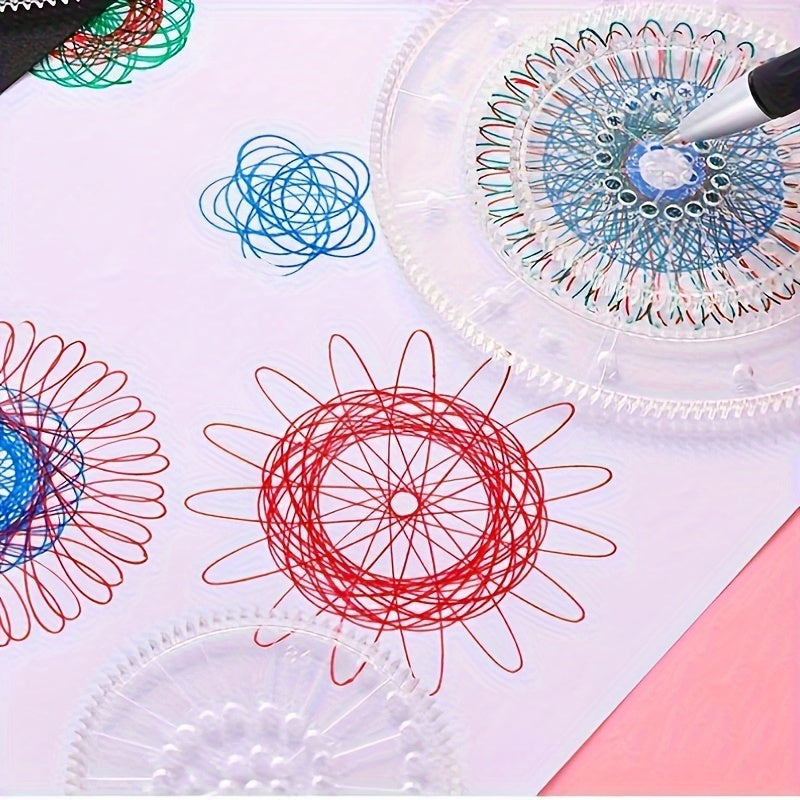 22pcs/set, Magic Ruler Colorful Scratch Painting Set