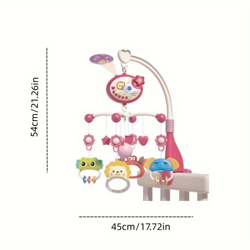 Baby Musical Crib Mobile With Night Lights And Relaxing Music,