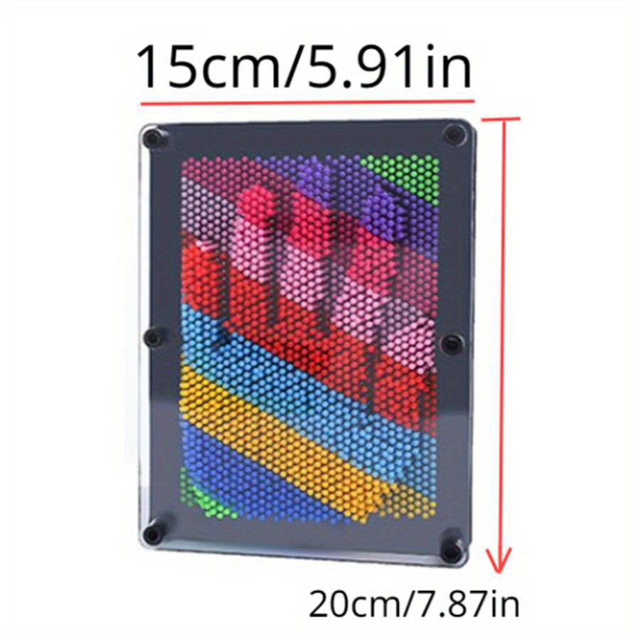 3 Size Rainbow 3D Pin Sensory Handprint Needle Painting