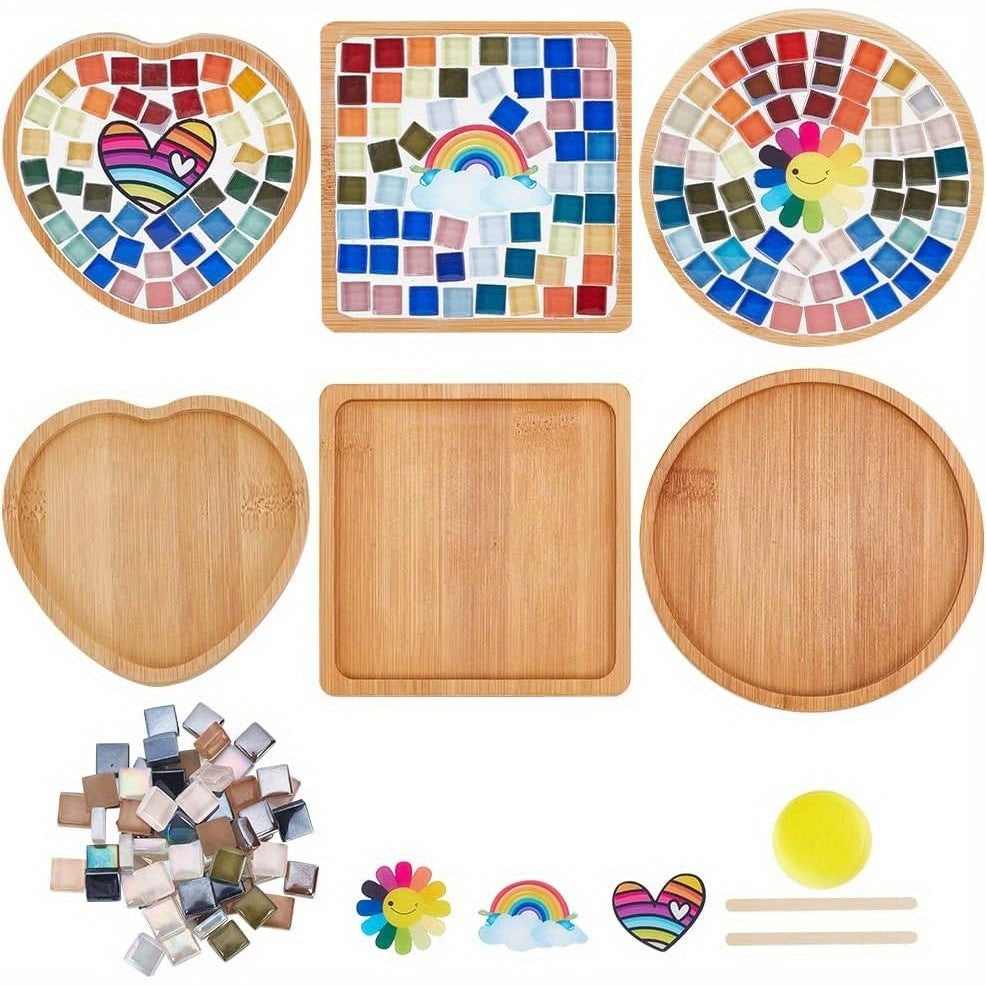 Rainbow Mosaic Coaster Kit