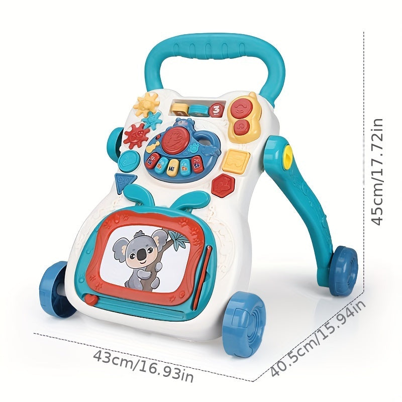 Sit-to-Stand Learning Walker,  Early Educational Child Activity Center,  Music Learning Toy