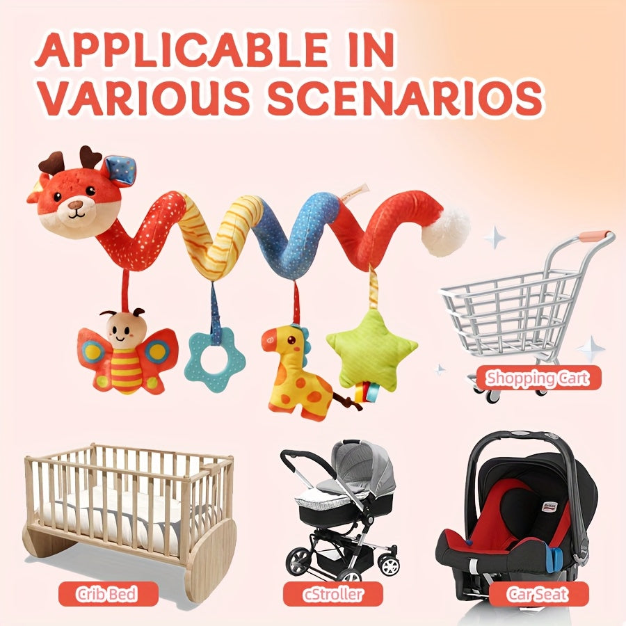Baby Stroller Hanging Toy, Spiral Ribbon