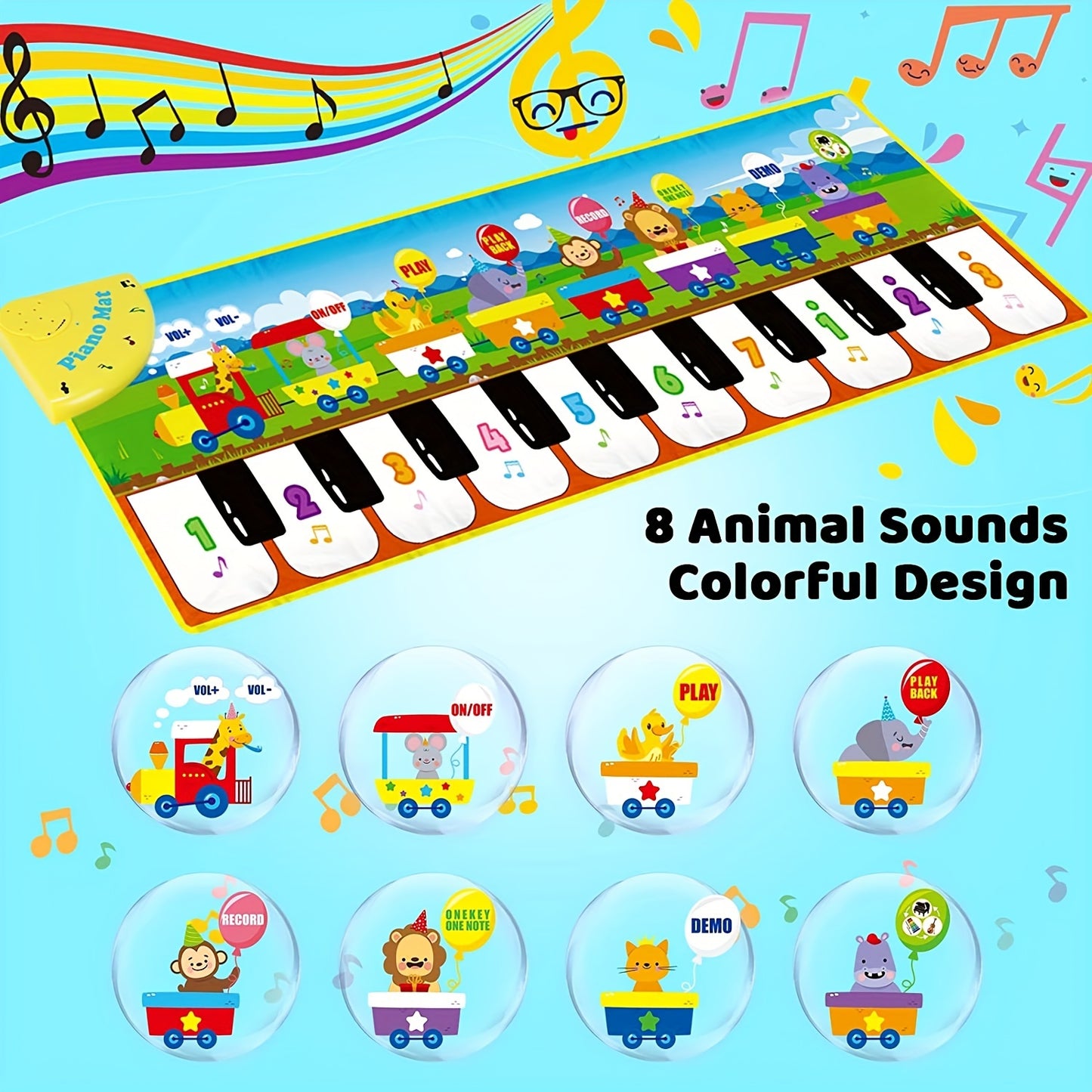 Musical Piano Mat For Kids, Floor Dance Toy