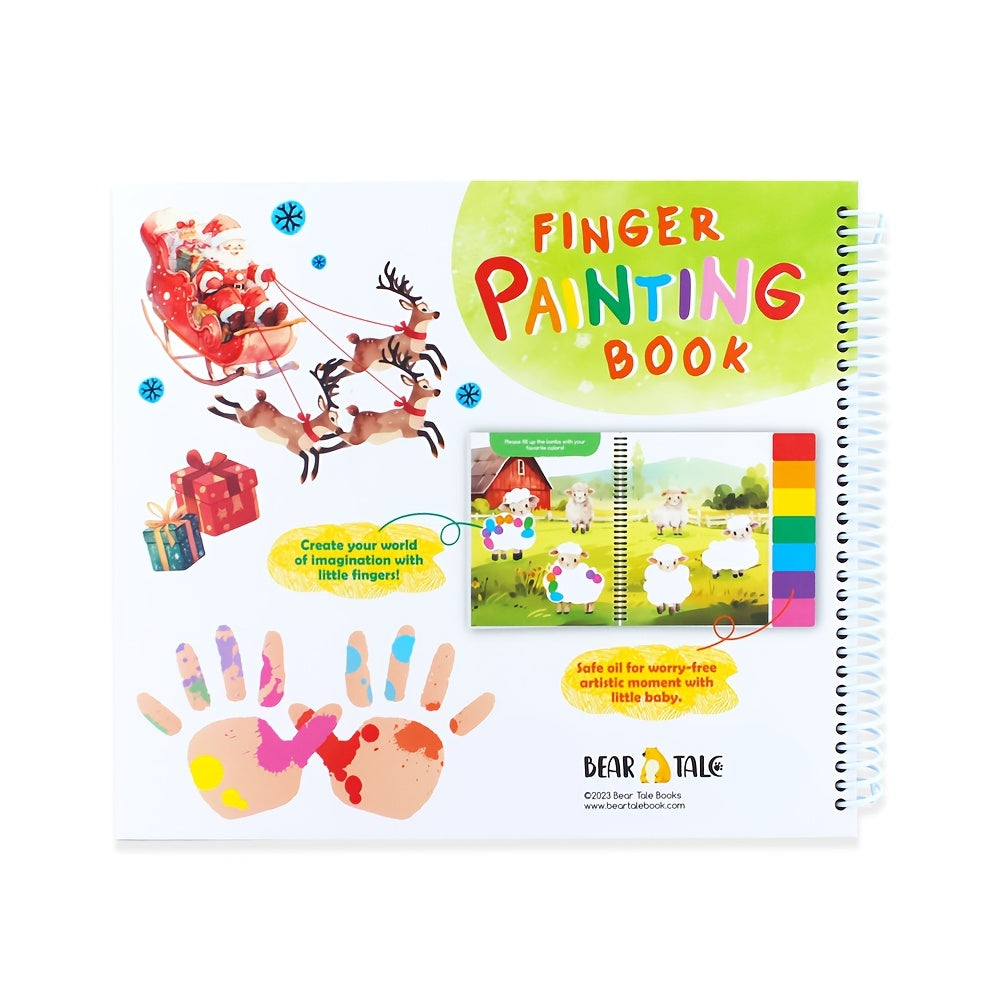 Coloring Book for Finger Painting,