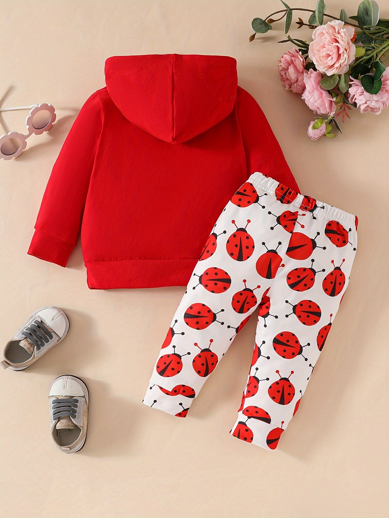 2pcs  Hoodie + Casual Pants,