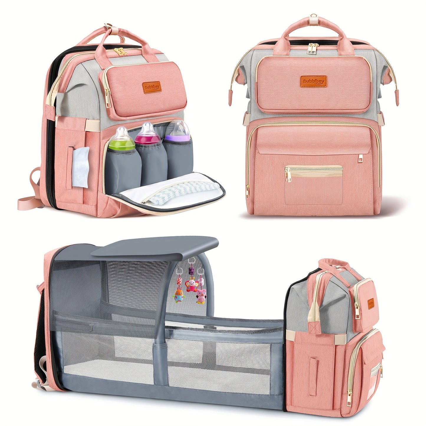 Diaper Bag Backpack, Multifunctional Portable Travel Bags,