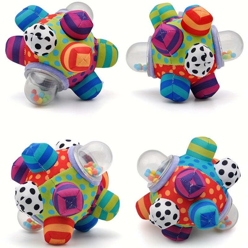 Tactile Sensory Three-dimensional Rattle Cloth Ball