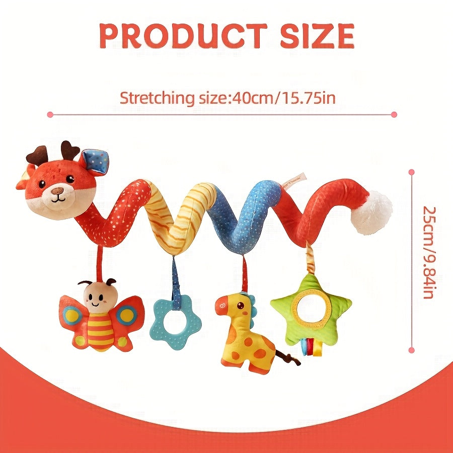 Baby Stroller Hanging Toy, Spiral Ribbon