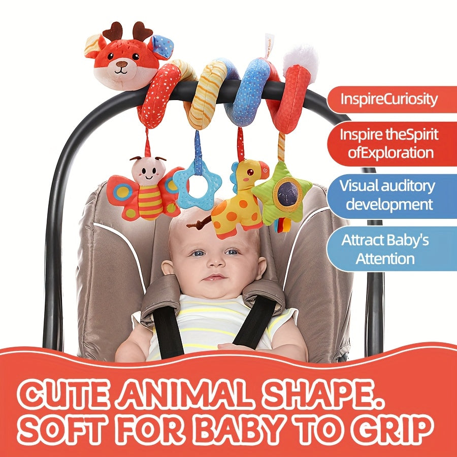 Baby Stroller Hanging Toy, Spiral Ribbon