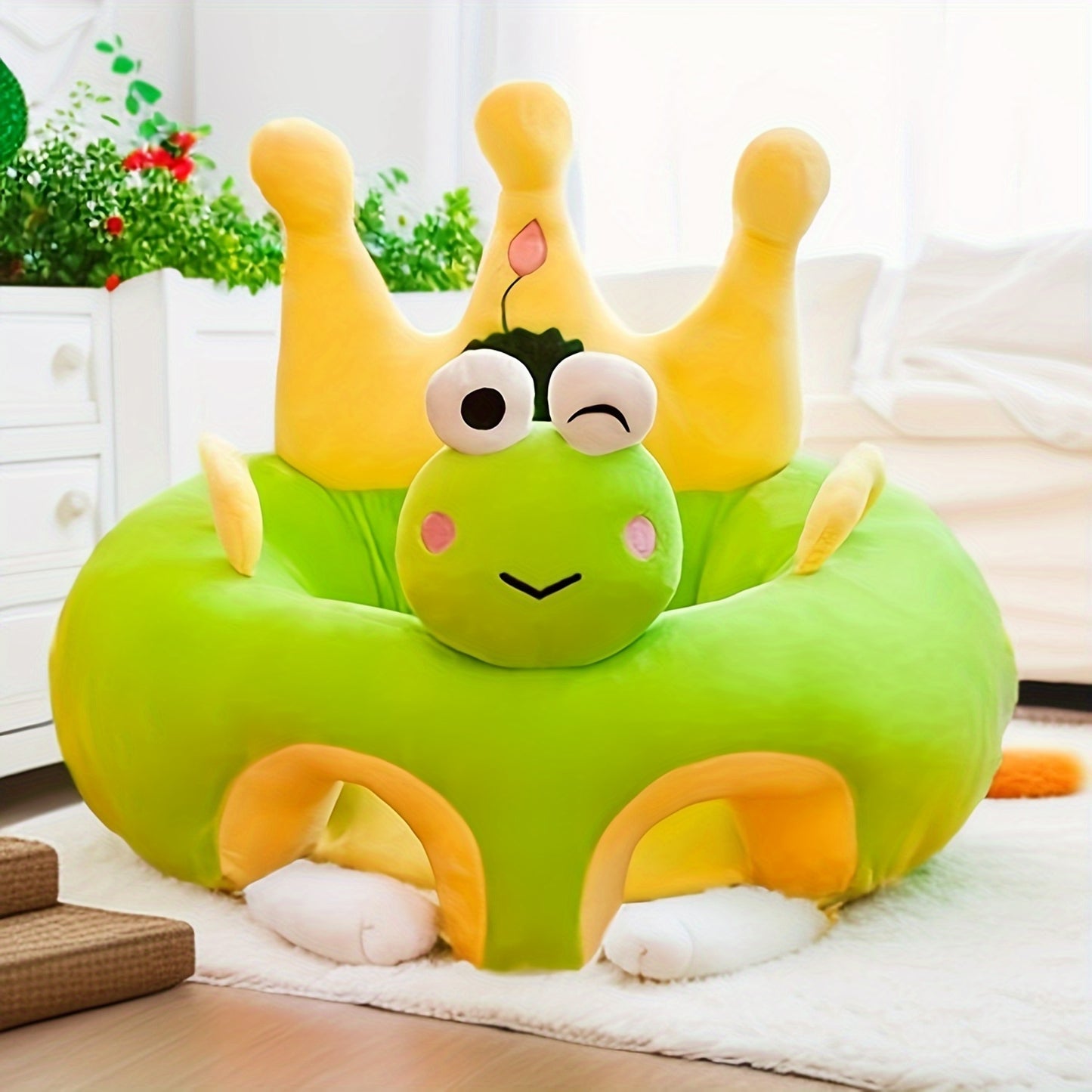 Animal Shape Youngsters Floor Seat Learn to Sit Lounger