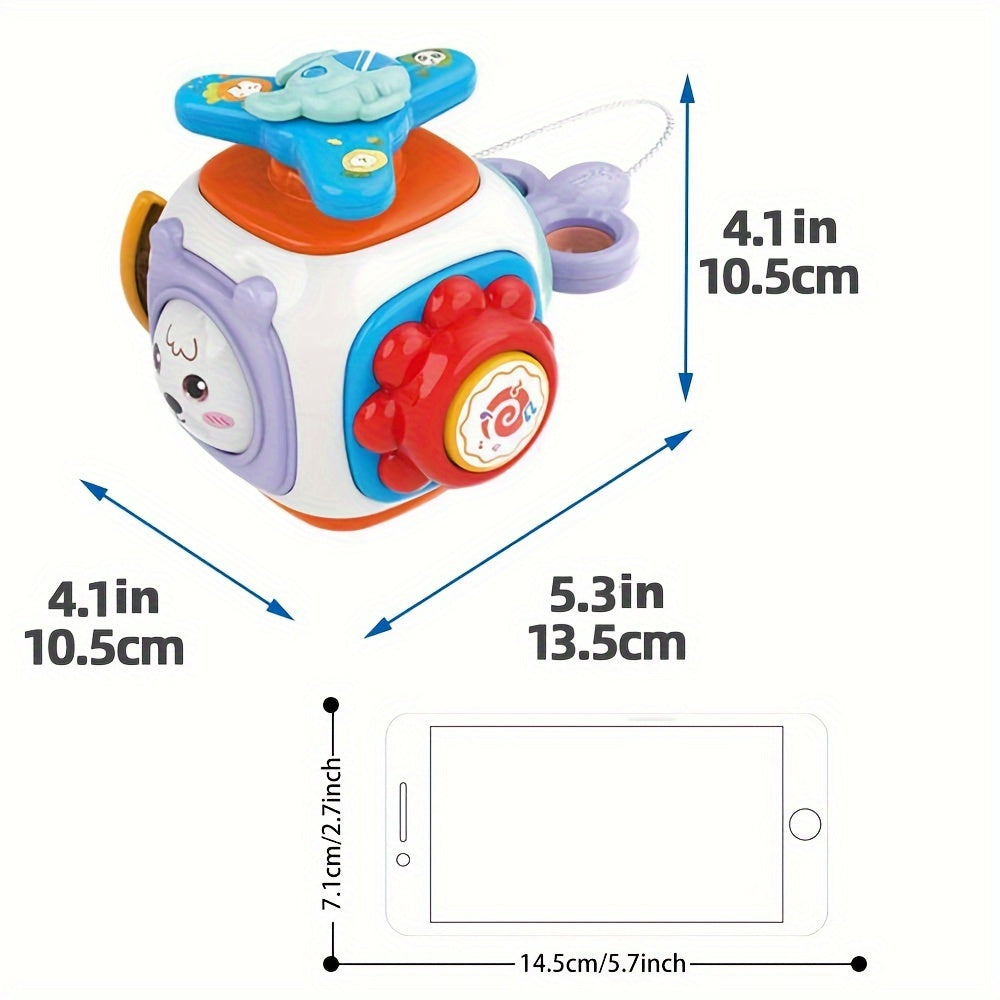 1pc  8-in-1 Busy Ball Cube for Toddlers