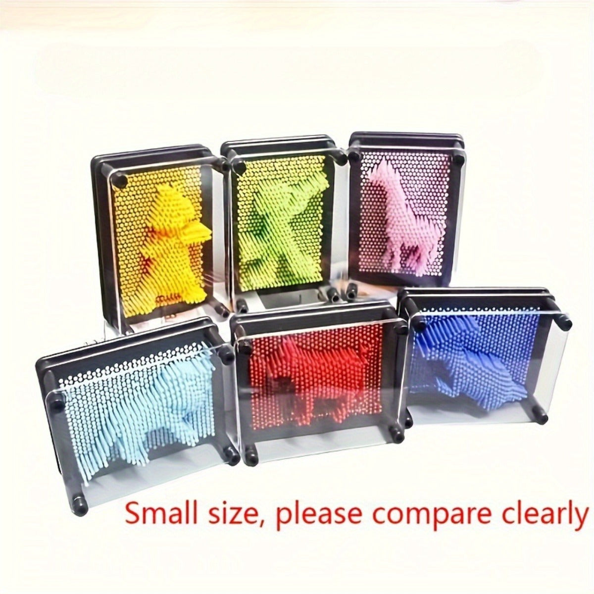 Colorful Rainbow Creative Plastic Pin Art Board