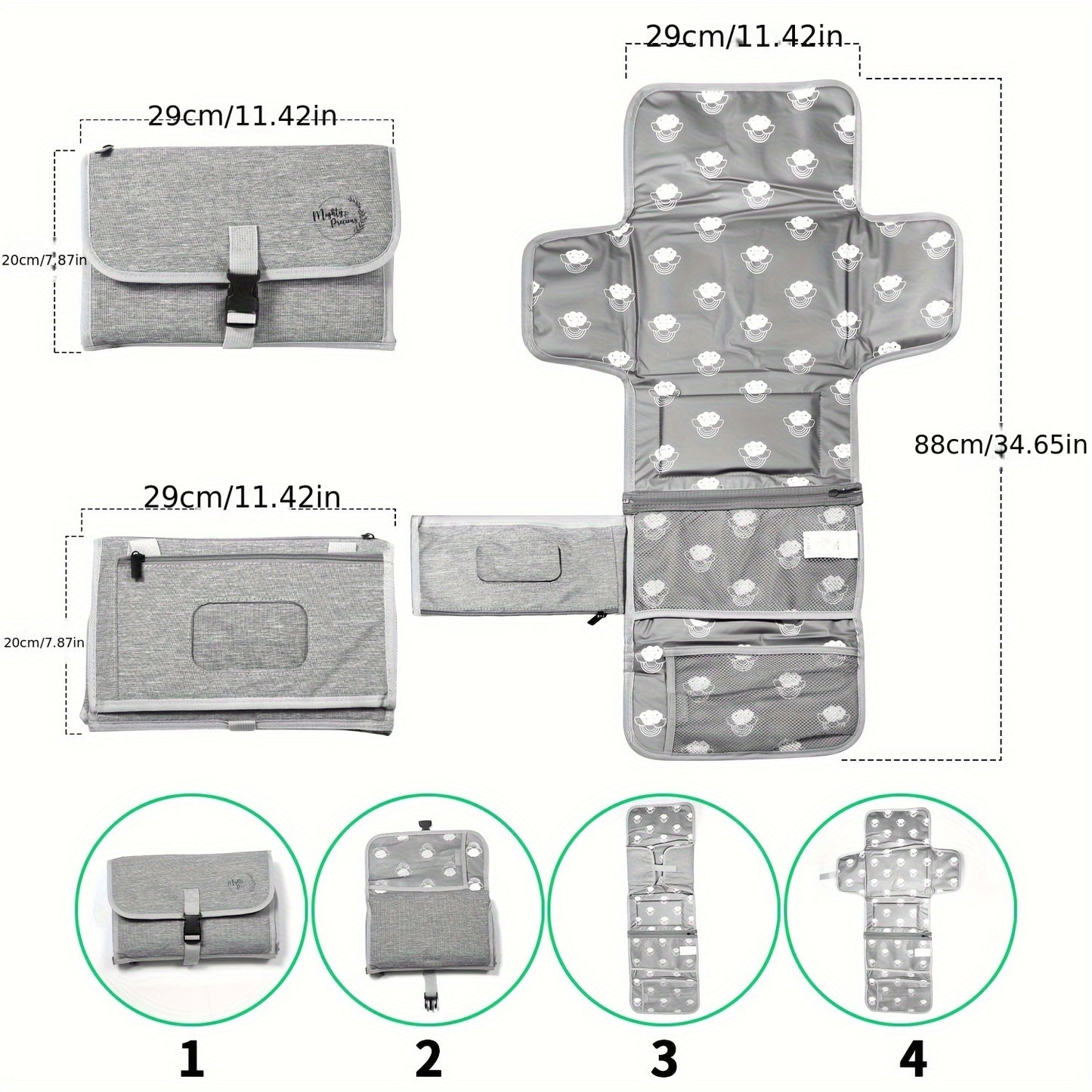 Portable Diaper Changing Pad,