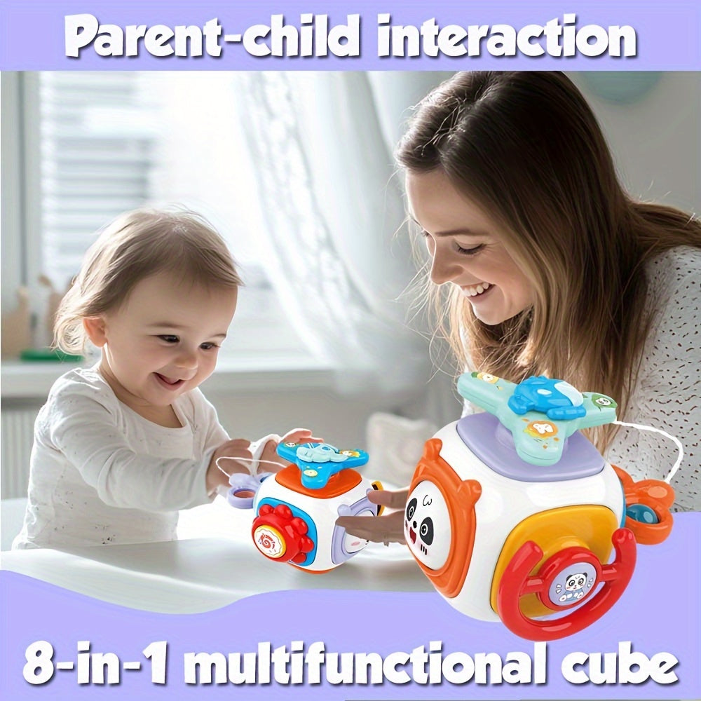 1pc  8-in-1 Busy Ball Cube for Toddlers