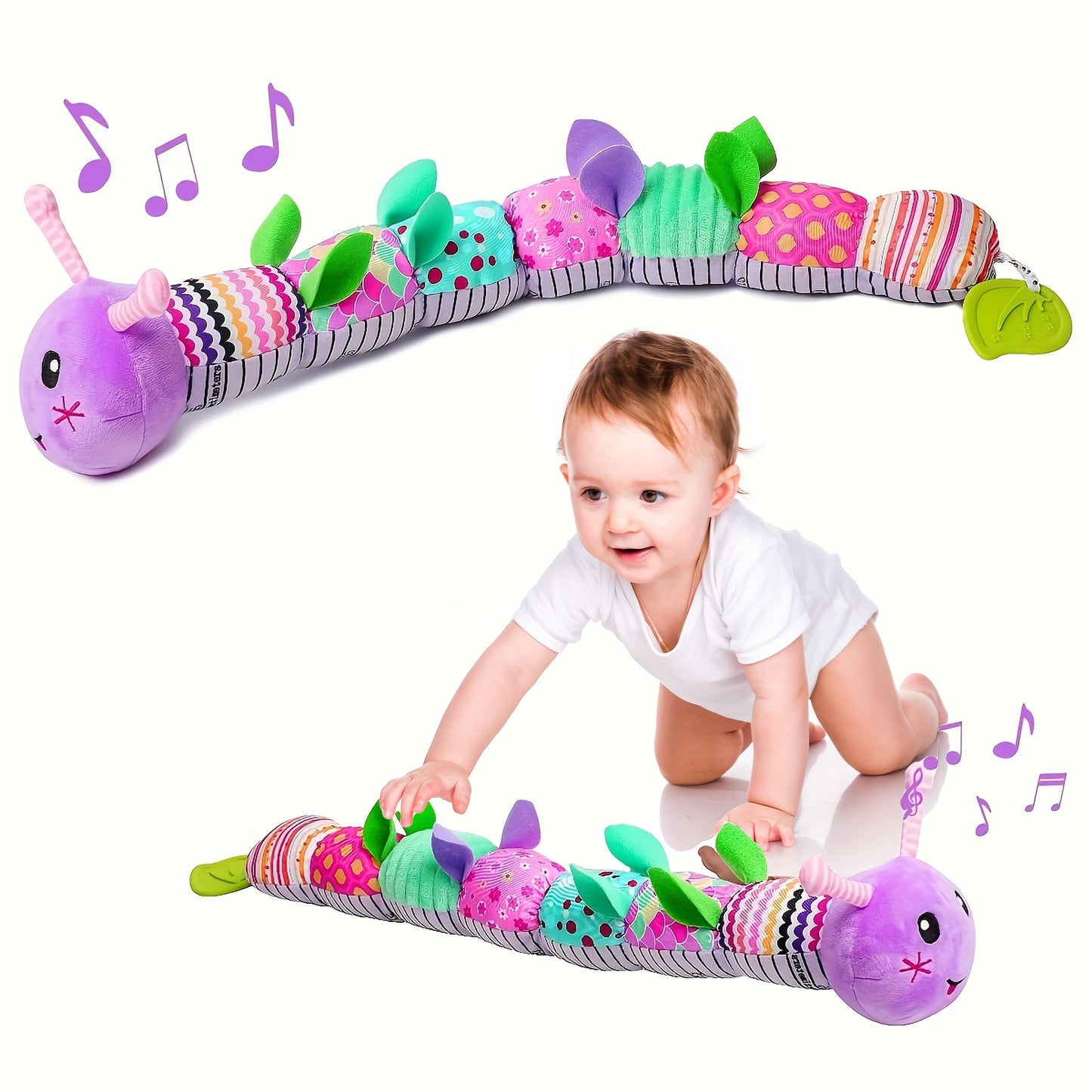 Nfant Baby Musical Stuffed Animal Toys for 0-3-6-12 Months,