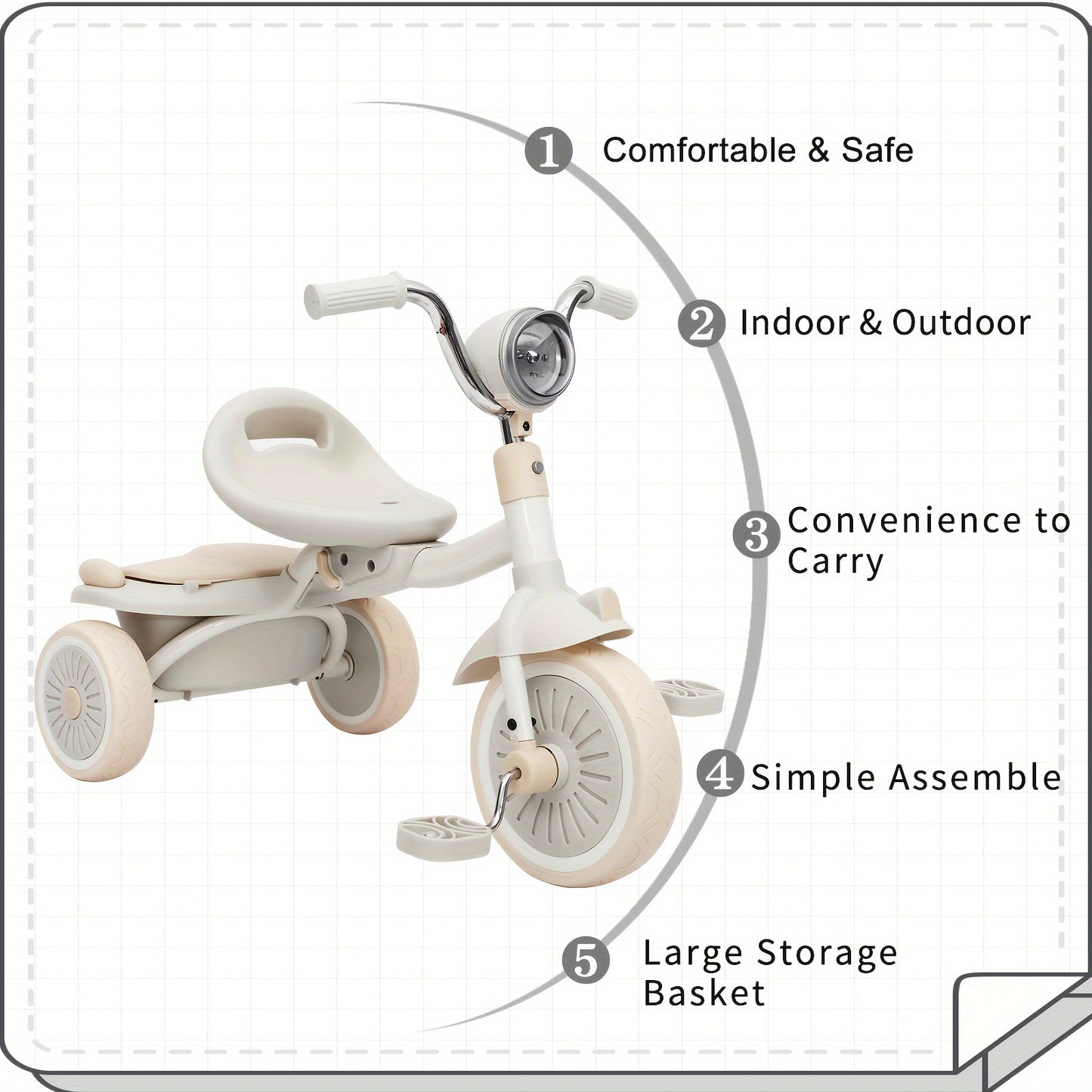 First Walker Foldable Toddler Trike