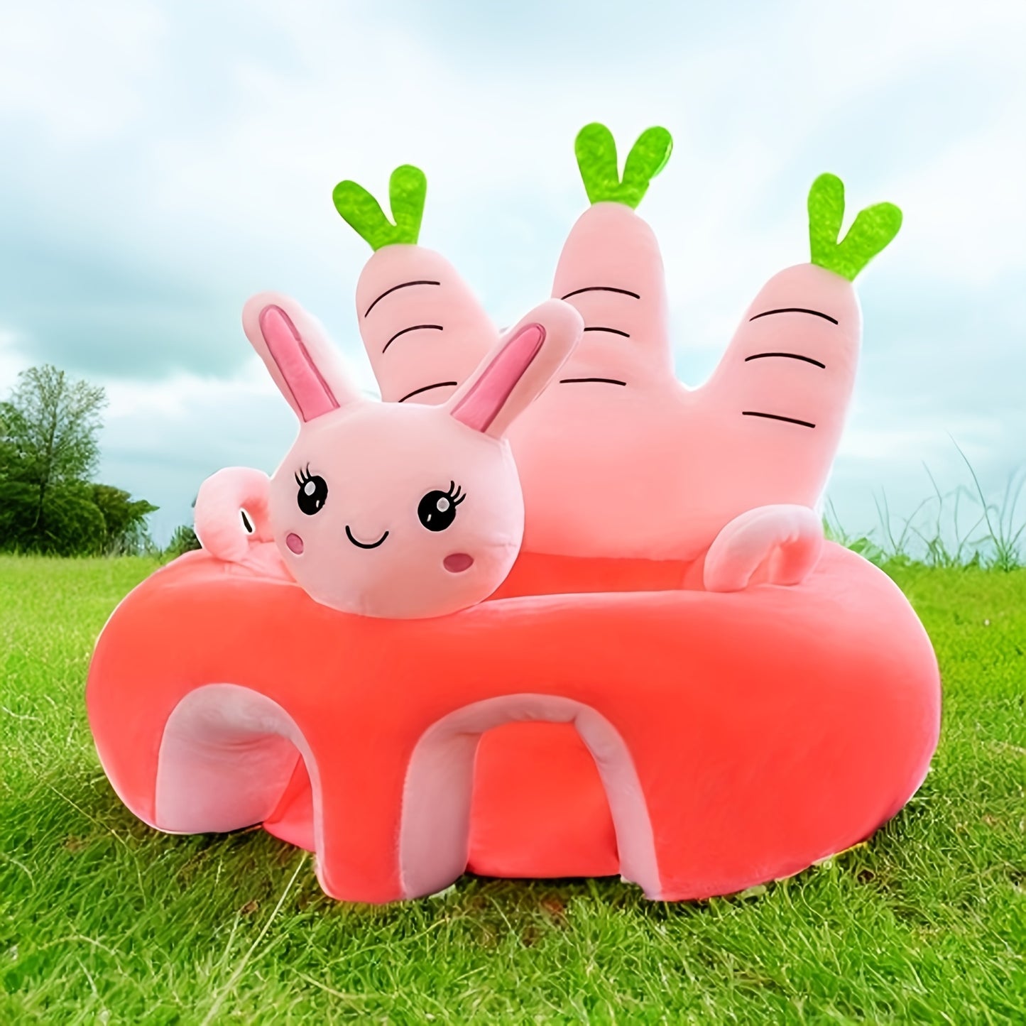 Animal Shape Youngsters Floor Seat Learn to Sit Lounger