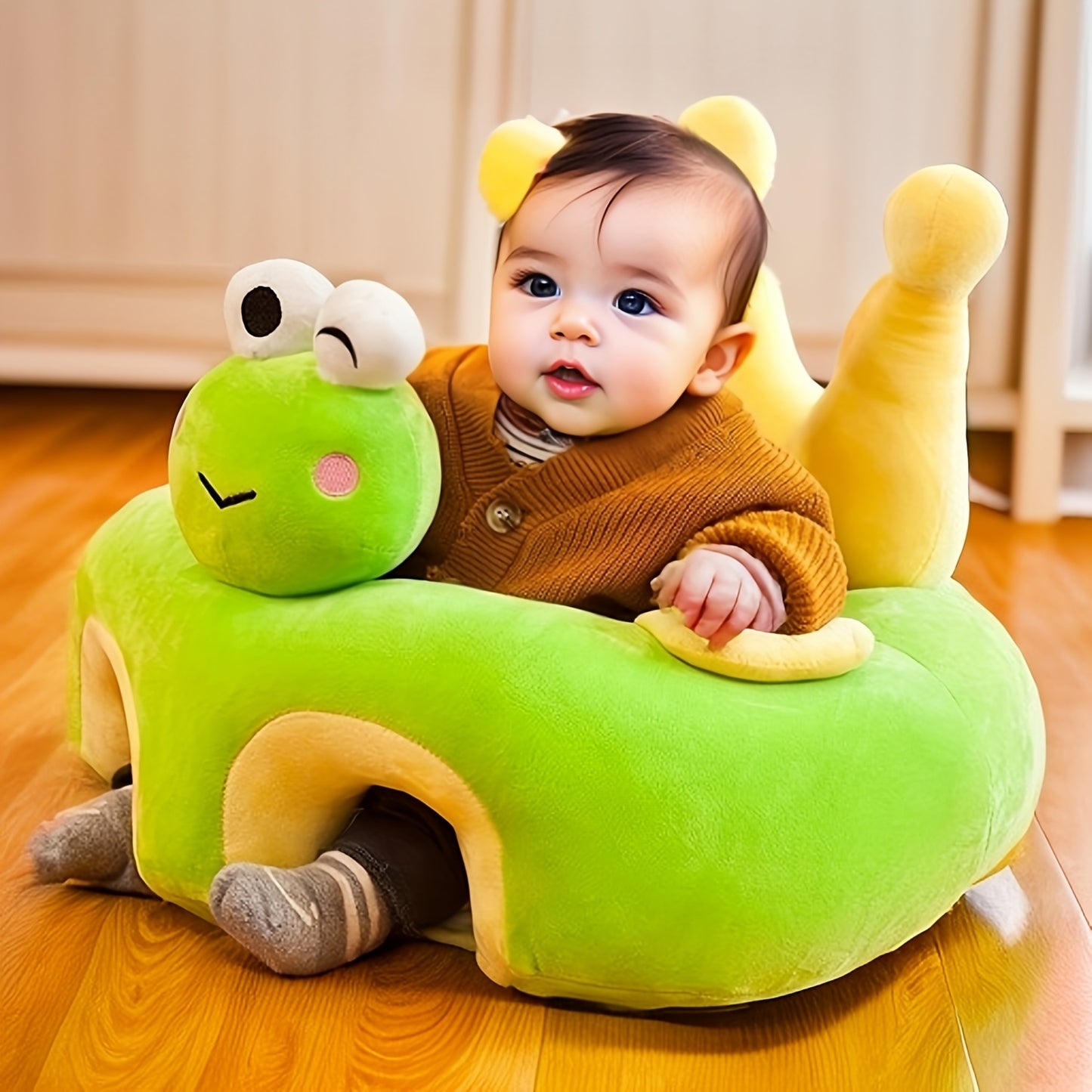 Animal Shape Youngsters Floor Seat Learn to Sit Lounger