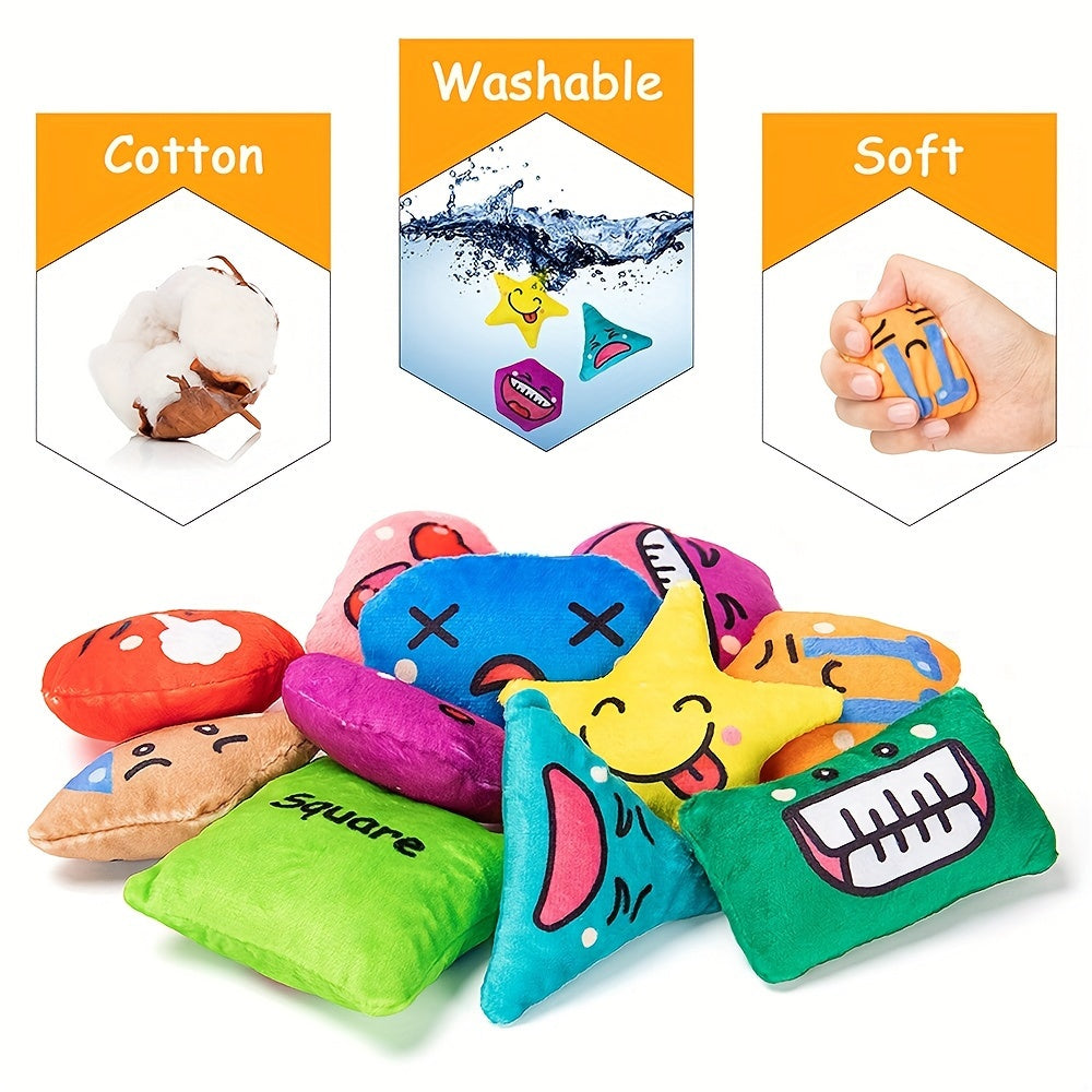 Sensory Bean Bag For Kids 12 Pack, Shapes Beanbags,