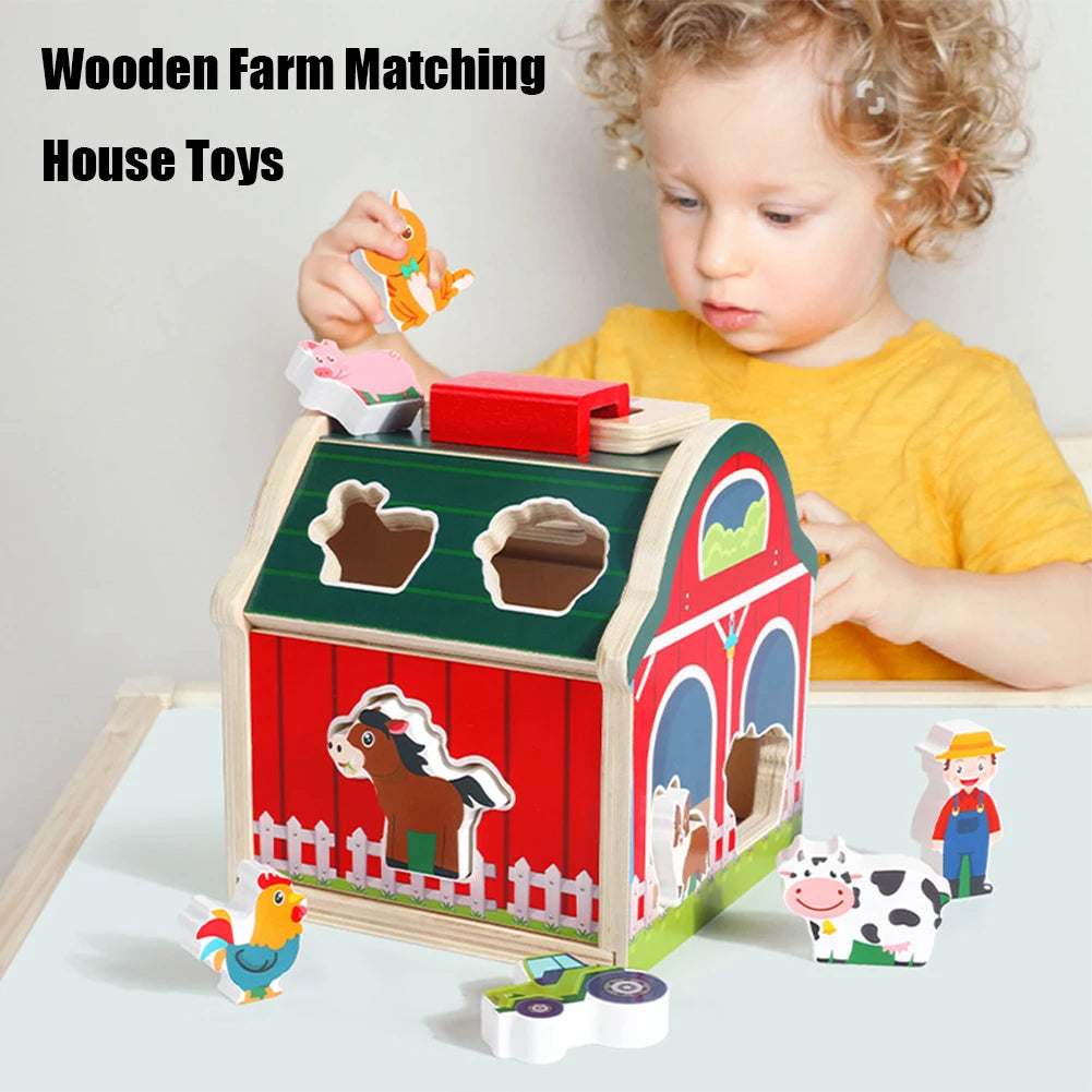 Interactive Sorting Barn Blocks