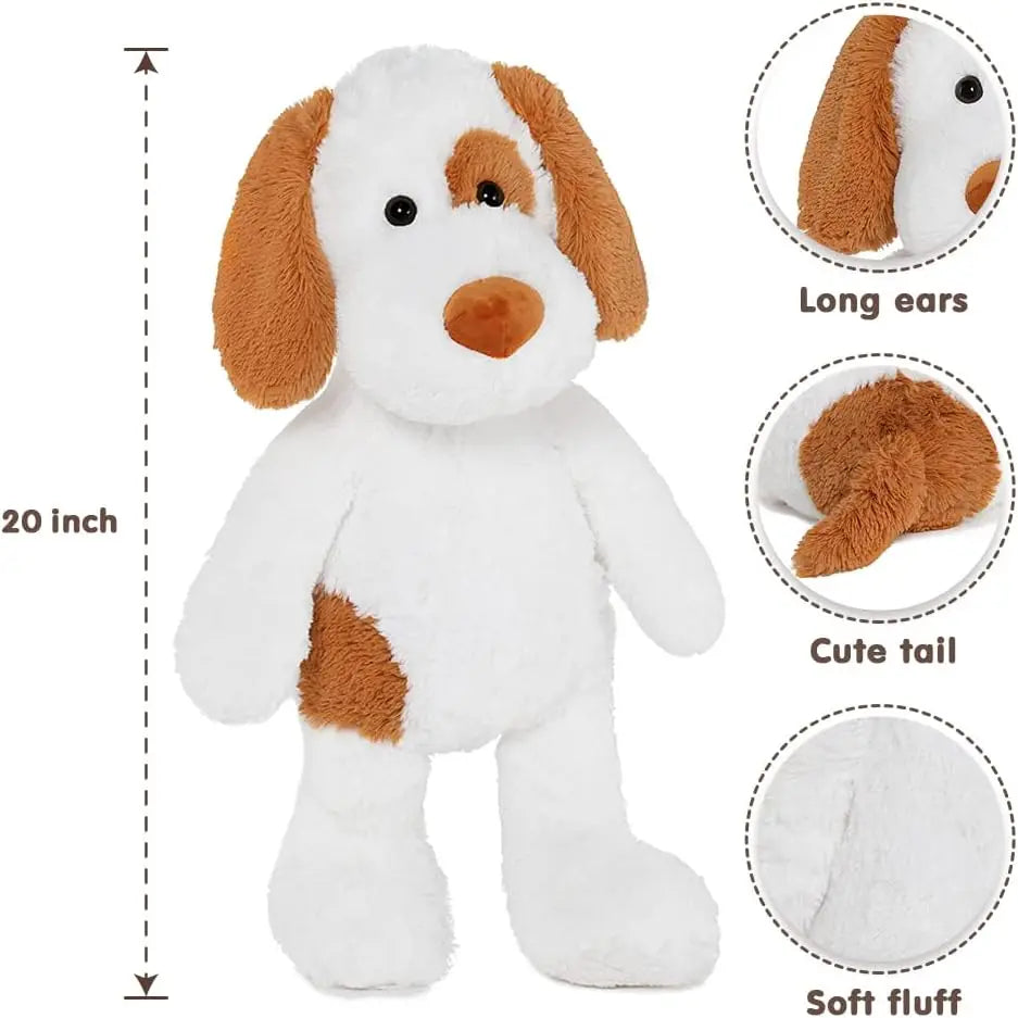 Large, Soft  Plush Dog Hugging Pillow