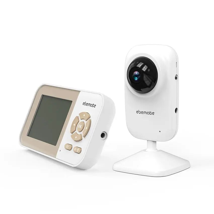 Video Baby Monitor with 2 Cameras, night vision,2-Way Talk Audio