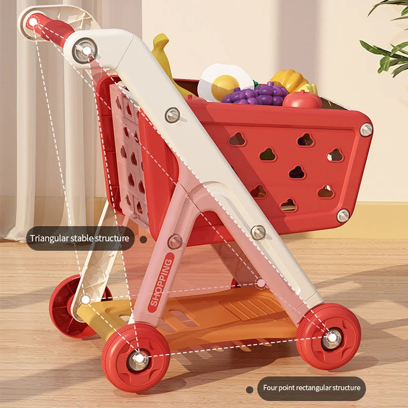 Supermarket shopping cart toy