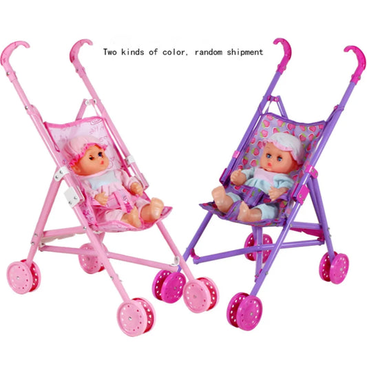 10 Inch Baby Doll With Stroller