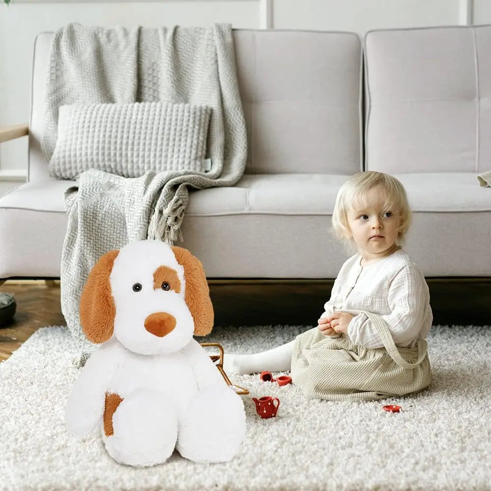 Large, Soft  Plush Dog Hugging Pillow