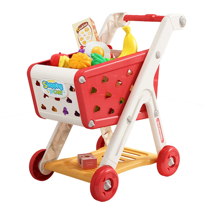 Supermarket shopping cart toy