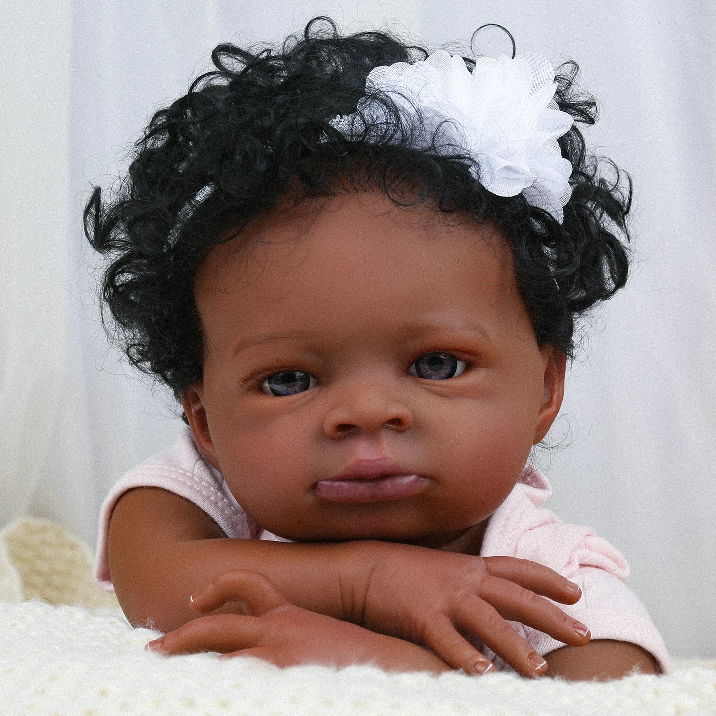 Reborn Baby Dolls Black - 20 Inch