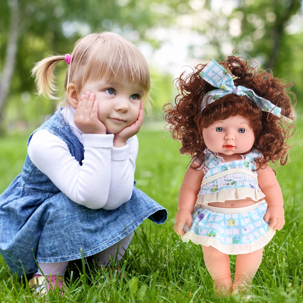 Soft SiliconNewborn Baby Speaking Doll