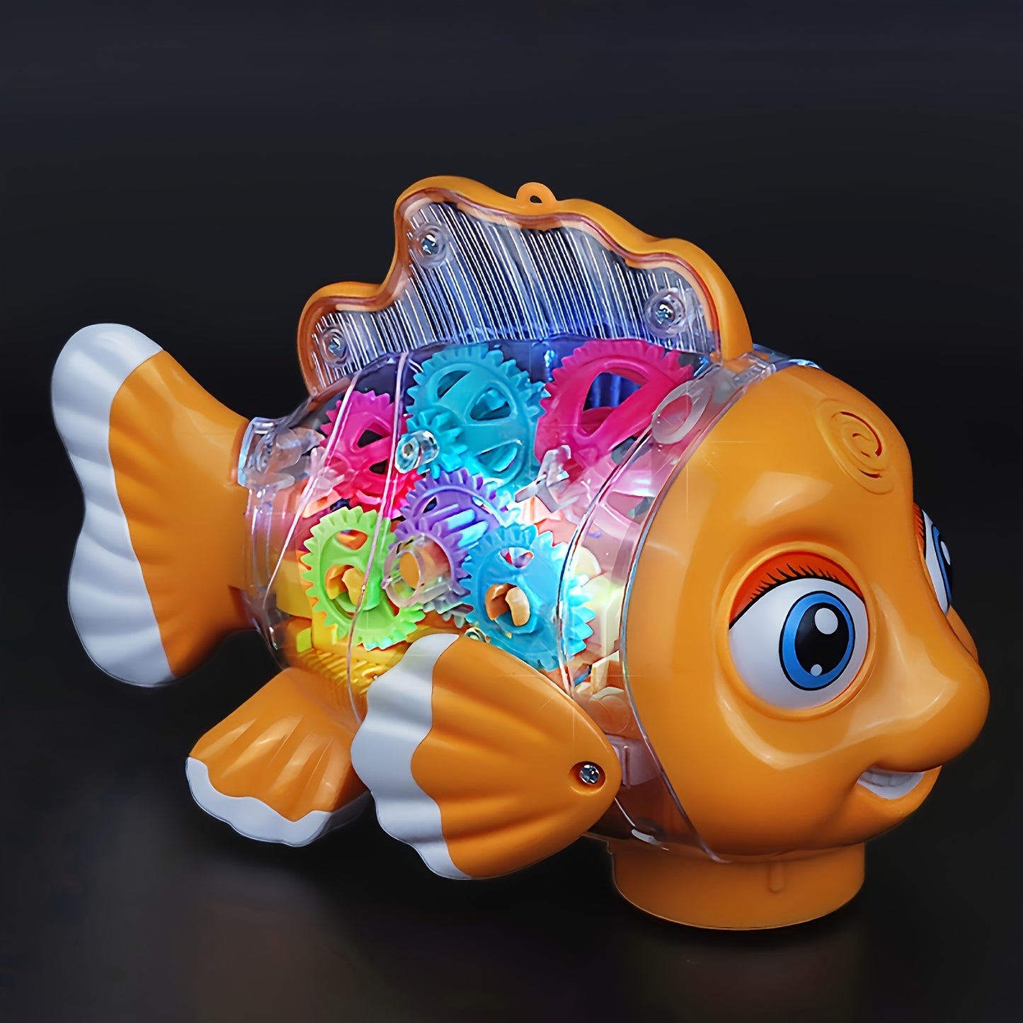 Clown Fish Swinging Fish Toy,with Light Music