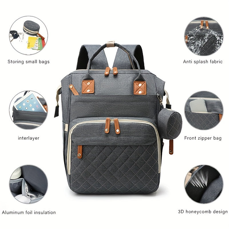 Large Capacity Mom Bag, Outdoor Sports Diaper Backpack