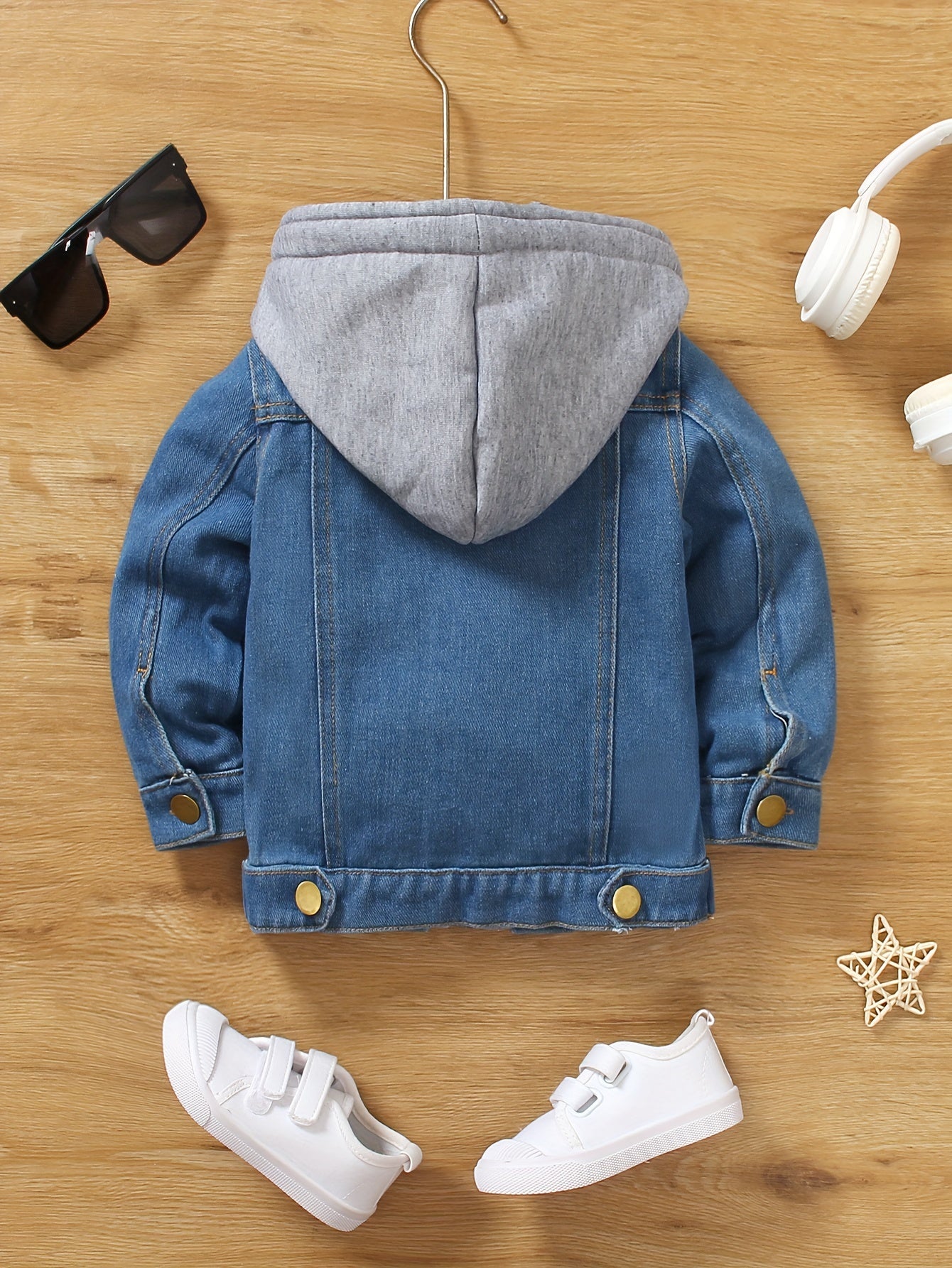 Boys Denim Jacket with Hood