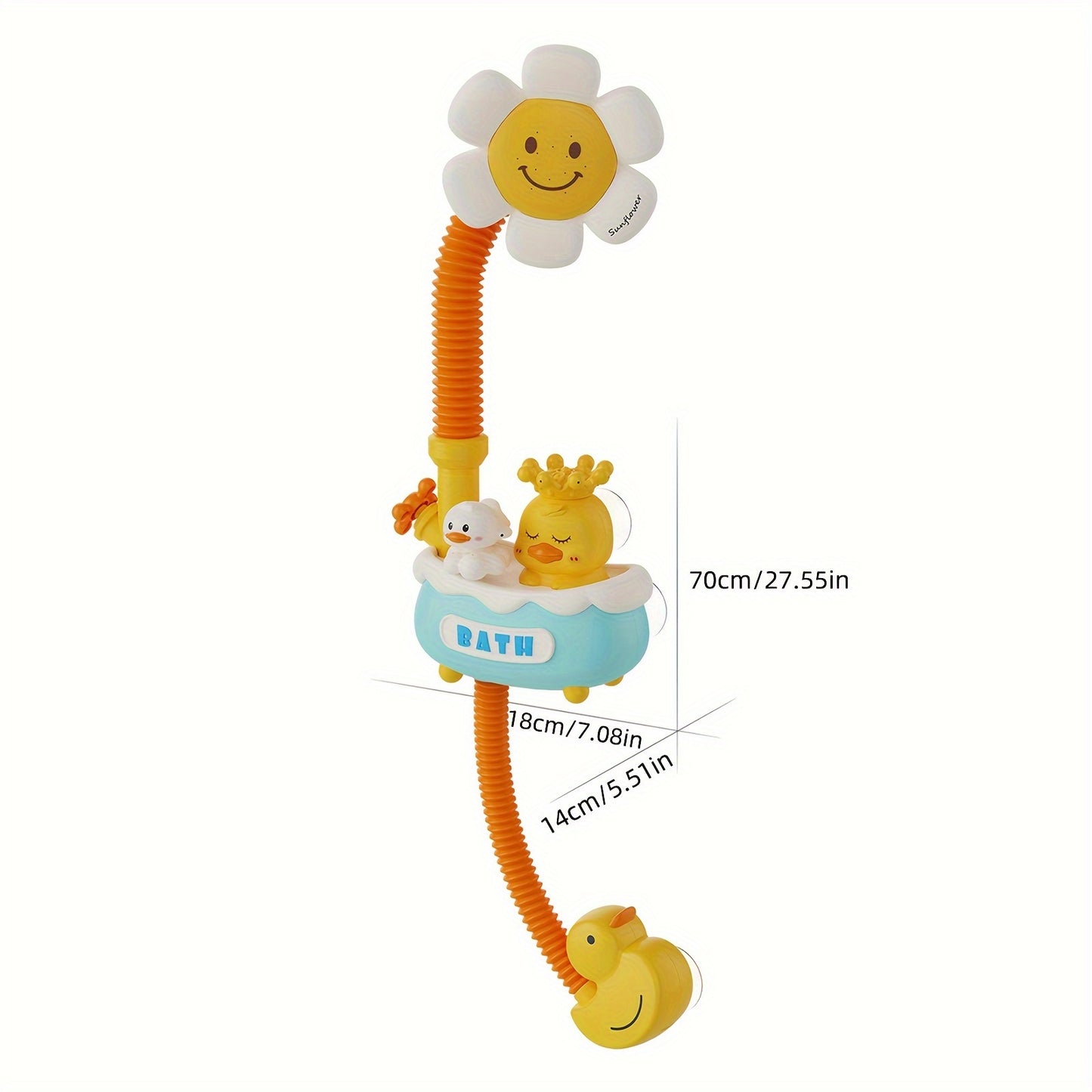 Baby Shower Toy With Electric Sprinkler, Bathtub,  Water Play Toy