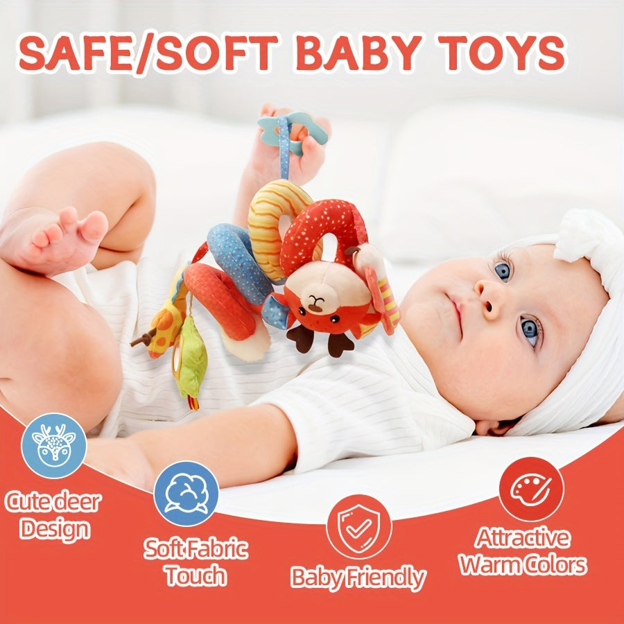 Baby Stroller Hanging Toy, Spiral Ribbon