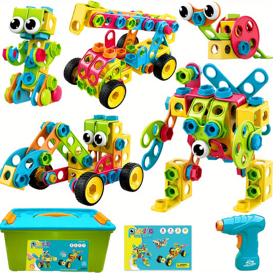 195 PCS Educational STEM ToyConstruction Building Blocks Toy Building Sets