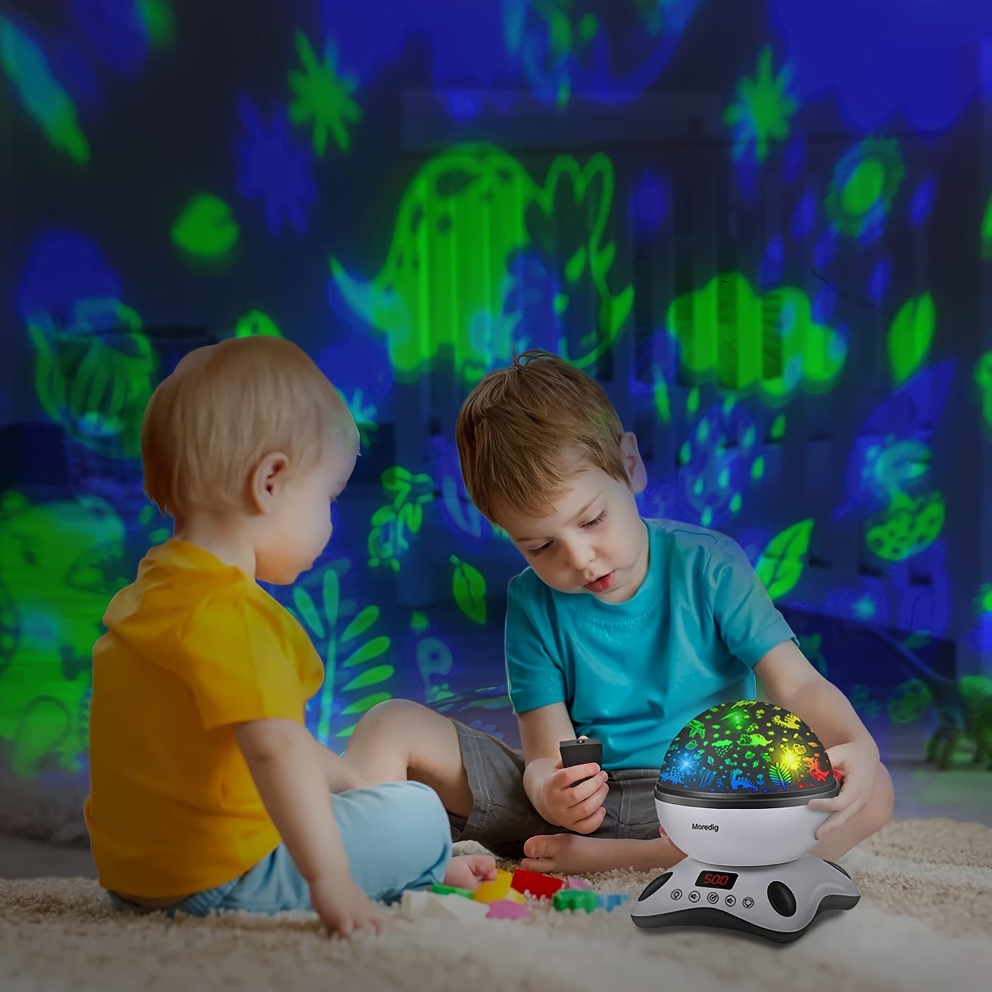 Nursery Night Light Projector, Remote Baby Night Lights , Kids Sound Machine