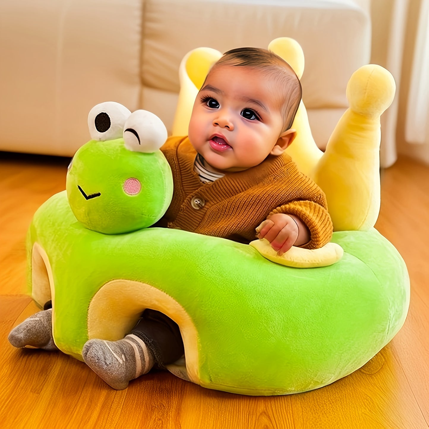 Animal Shape Youngsters Floor Seat Learn to Sit Lounger