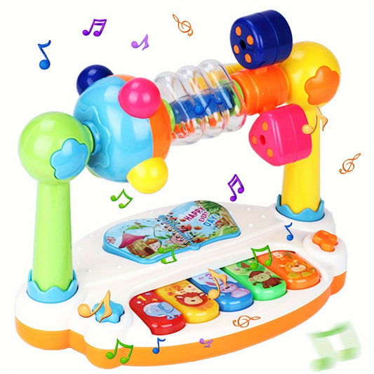 Kids' Interactive Musical Keyboard Toy with Light-Up Features - 0+