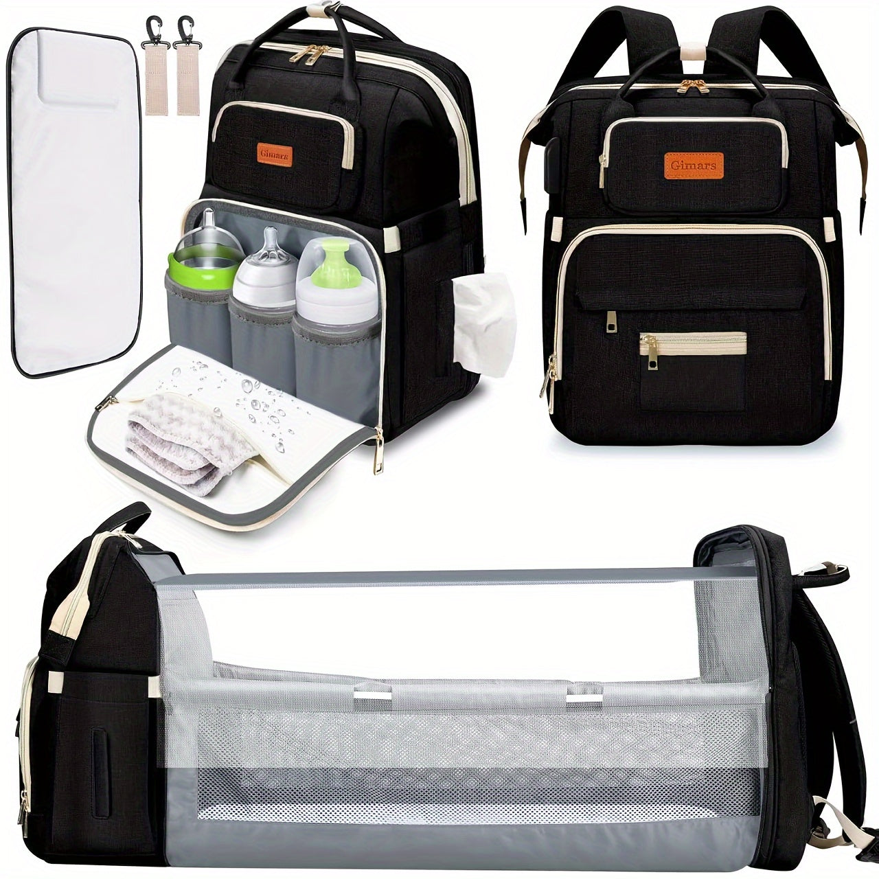 Diaper Bag Backpack, Multifunctional Portable Travel Bags,